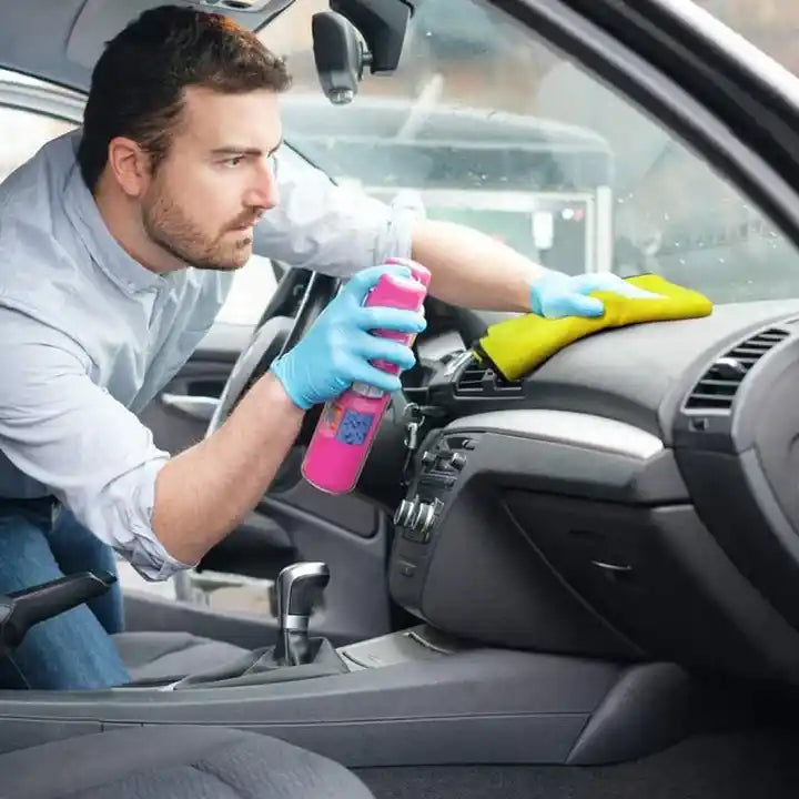 Microfiber Dual Sided Cleaning Cloth For Car 40x40 Cm ,500GSM Pack Of 6 Multicolor