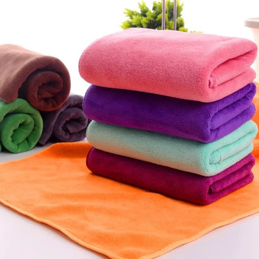 Pack of 4 Microfiber Hand Towel Super Soft Highly Absorbent 16x24 Inches Multicolor