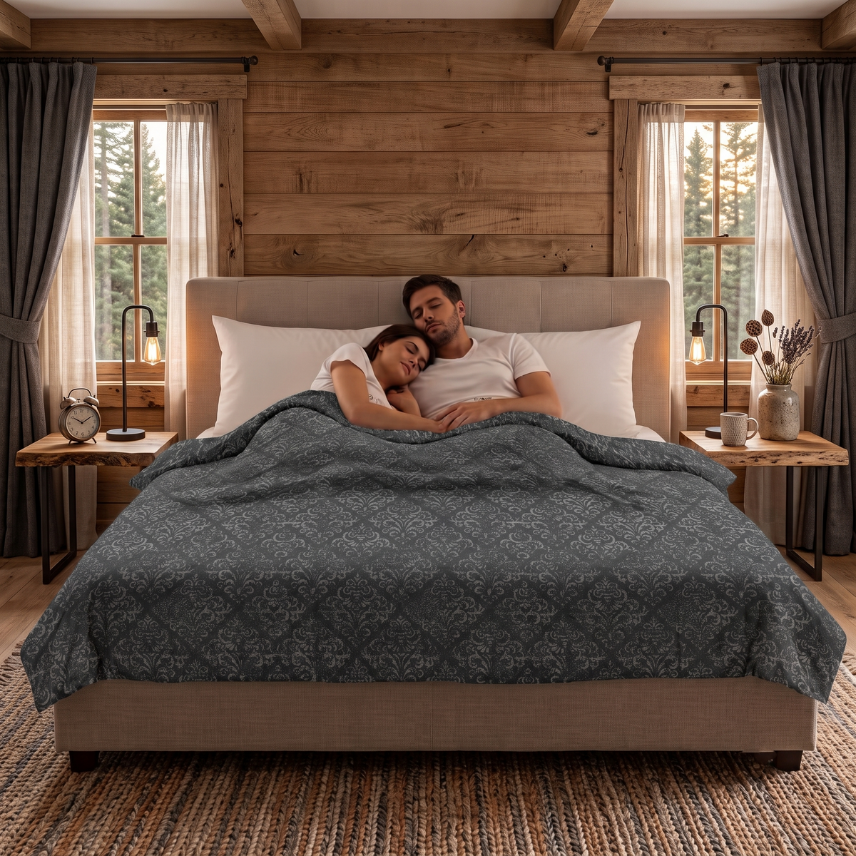 Glace Cotton Reversible Dohar – Soft, Lightweight & Breathable