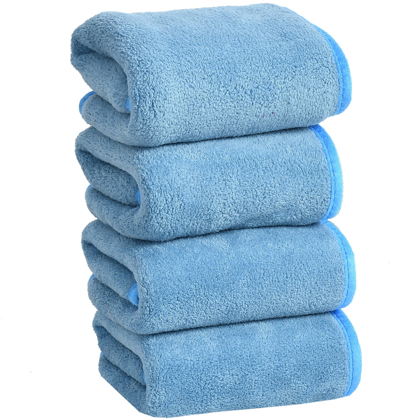 Iris Hand Towel Pack of 4 300 GSM Super Soft Microfiber 40x60 CM