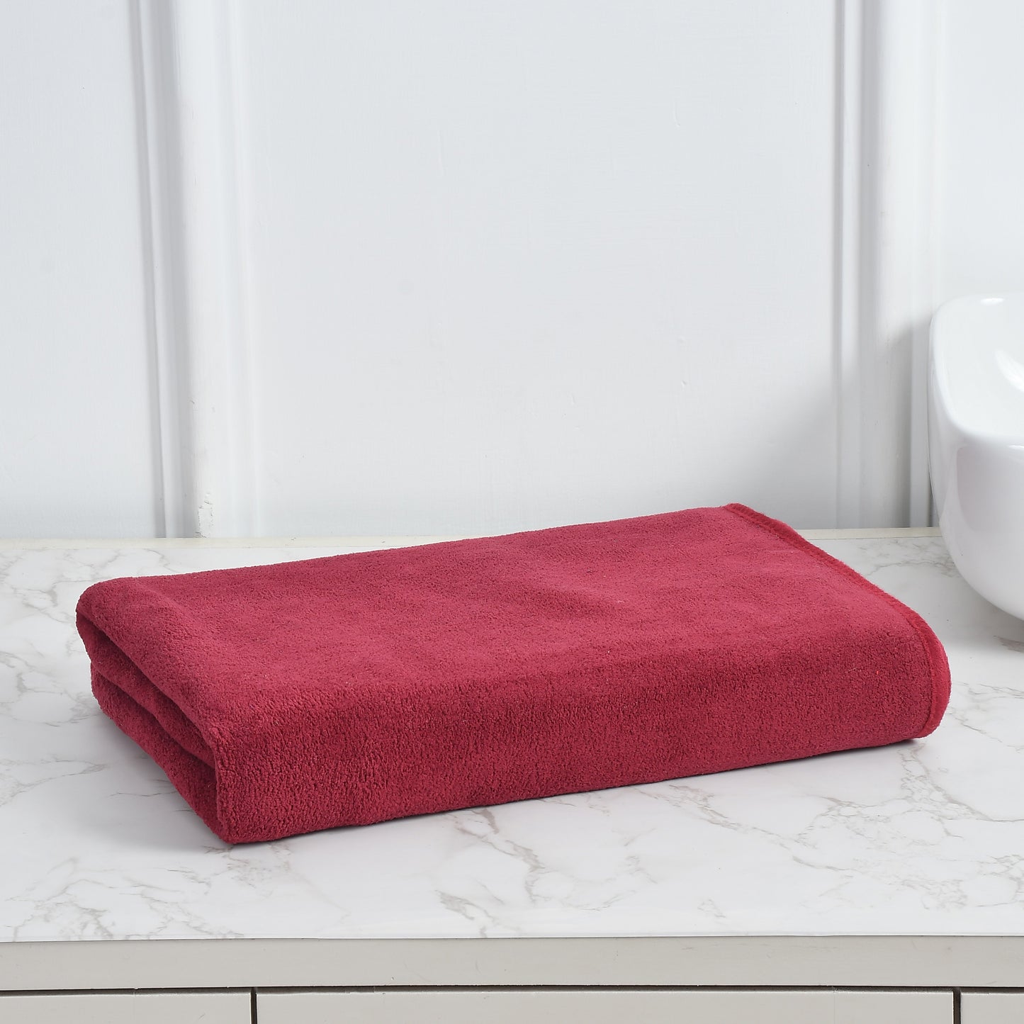Cotton Bolls Quick Dry Microfiber Bath Towel Large Size