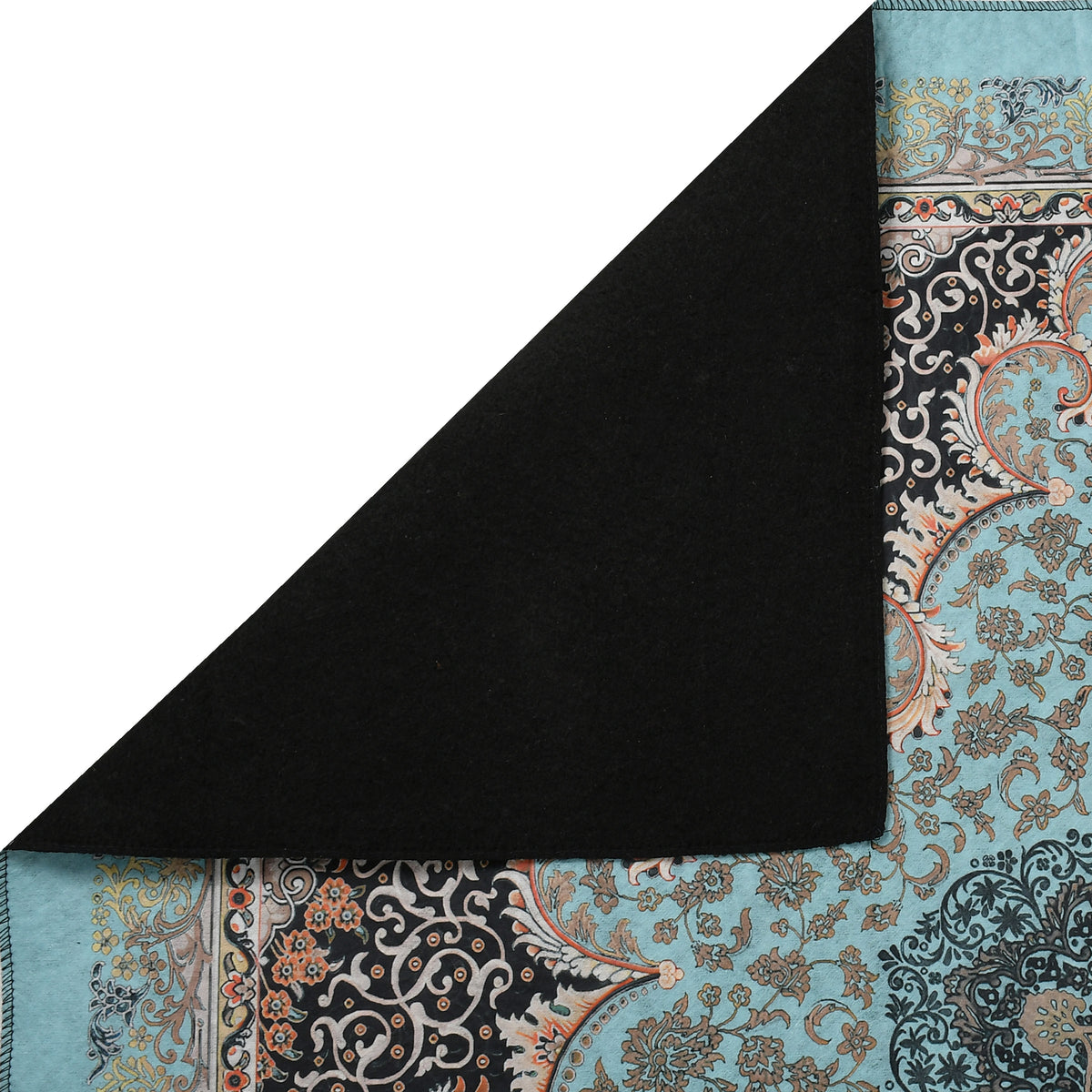 Classic Printed Room Carpet – 5×7 Feet, Foldable & Lightweight