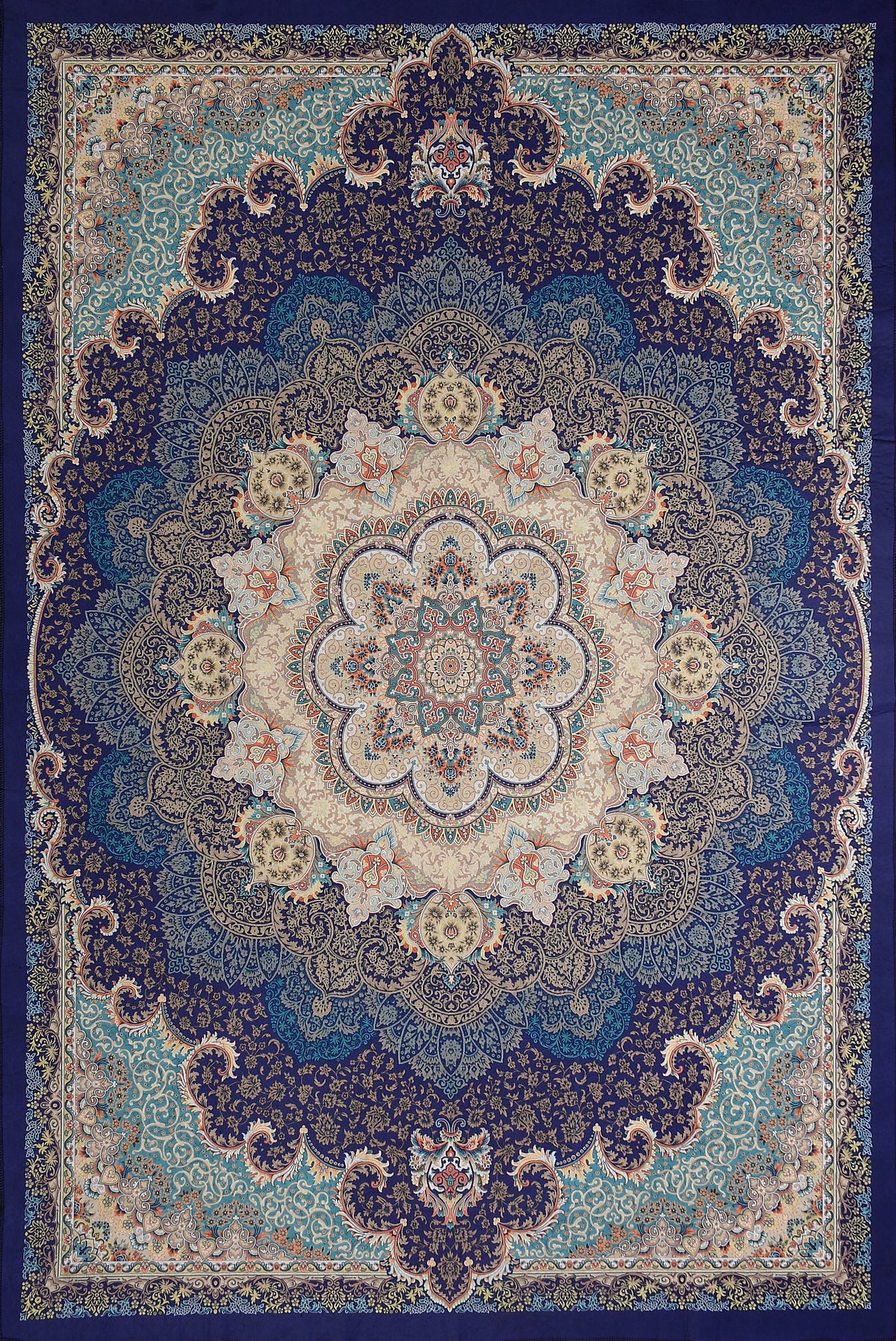 Classic Printed Room Carpet – 5×7 Feet, Foldable & Lightweight