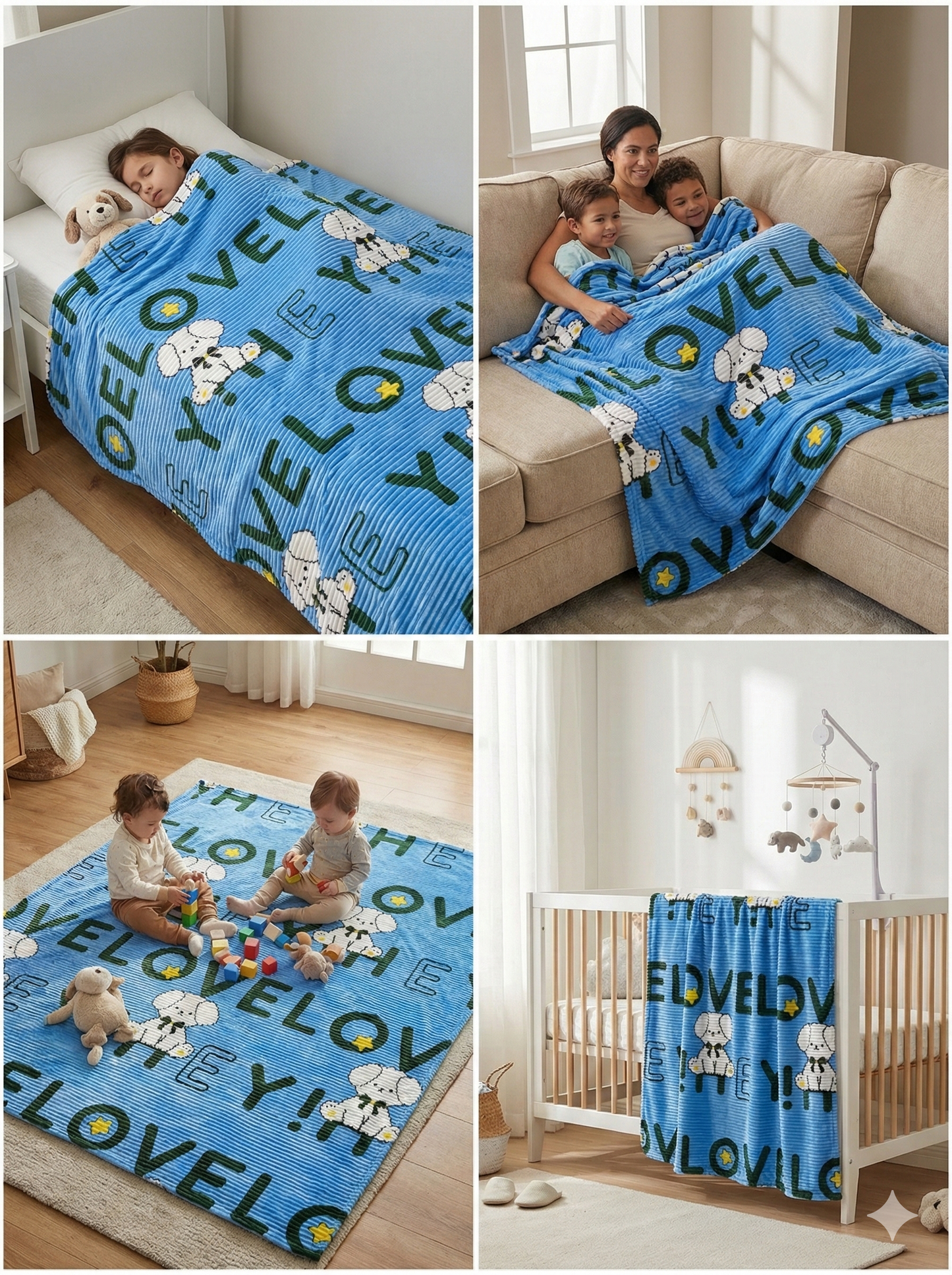 Throw Blanket / Kids Blanket 50x70 Inches