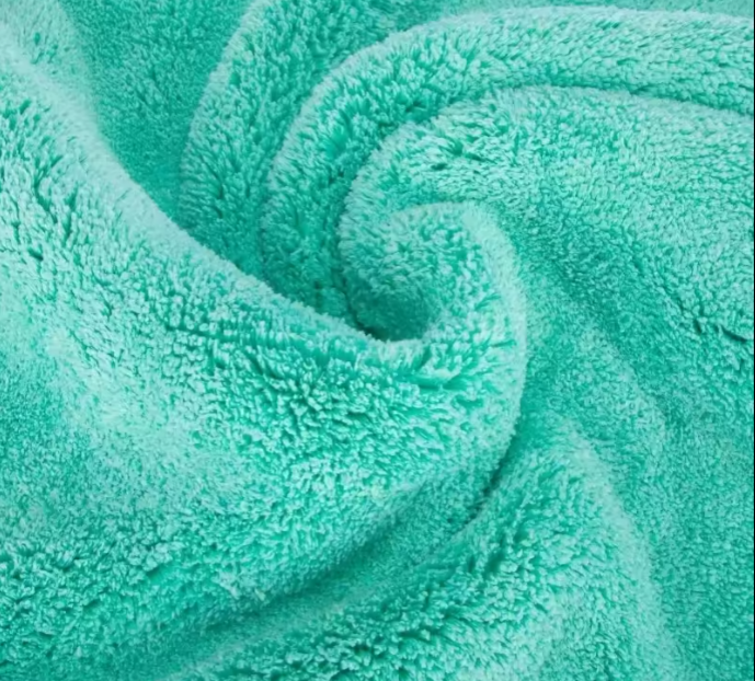 Microfiber Cleaning Cloth For Car 40x40 Cm ,300GSM Pack Of 10 Green