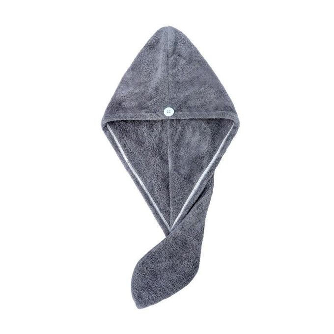 Iris Hair Drying Towels Pack of 3 Super Soft Microfiber Quick-Dry (Pink,Grey,Blue)