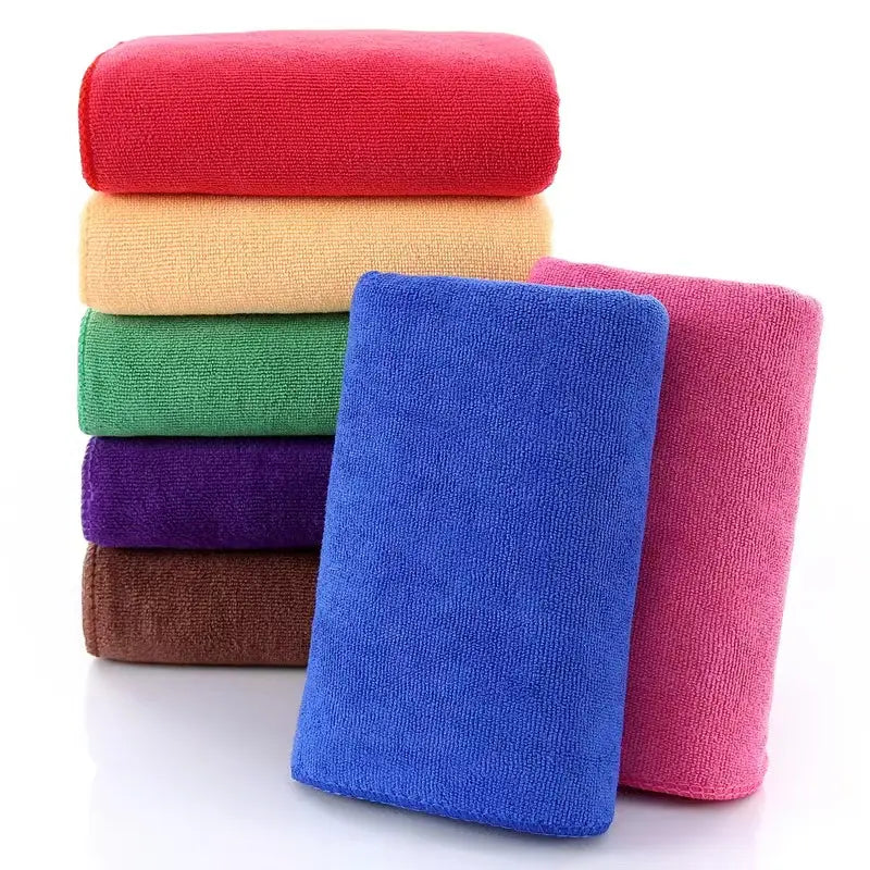 Pack of 6 Microfiber Hand Towel Super Soft Highly Absorbent 16x24 Inches Multicolor