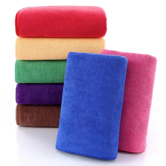 Pack of 6 Microfiber Hand Towel Super Soft Highly Absorbent 16x24 Inches Multicolor