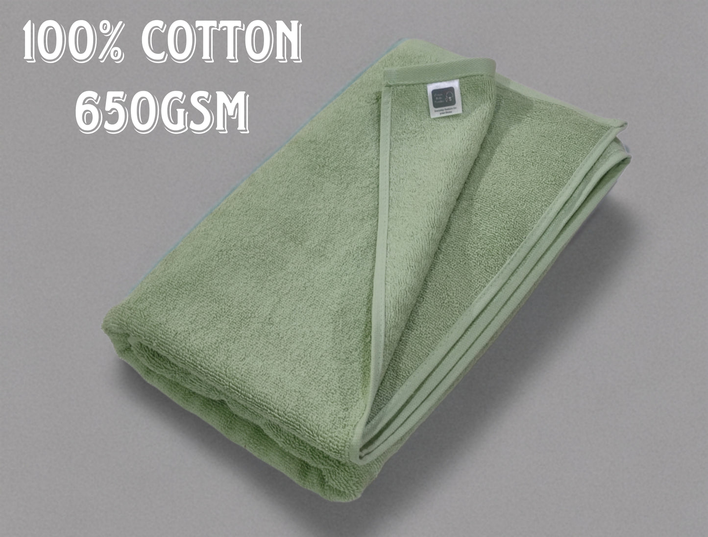 Emerald Semi Soft Bath Towel 100% Cotton 650 GSM 72x142 CM