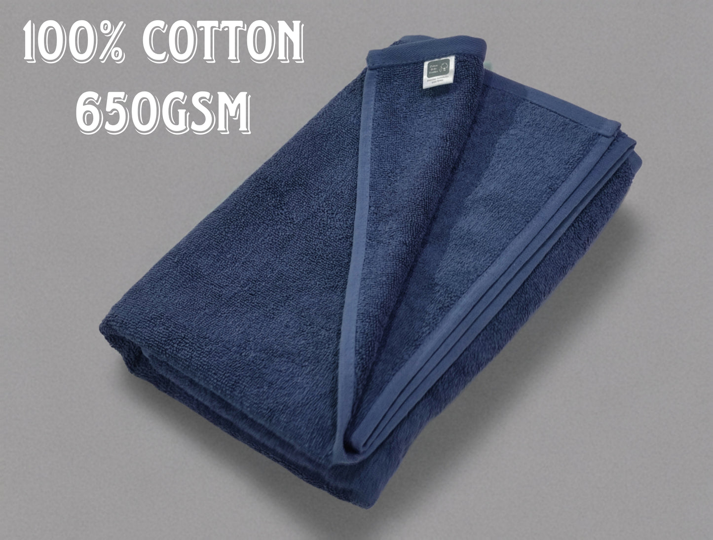 Emerald Semi Soft Bath Towel 100% Cotton 650 GSM 72x142 CM