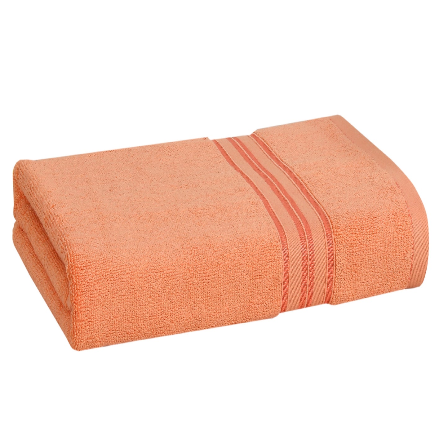 Bath Towel 100% Cotton 600 GSM Large Size 72x142 CM Coral