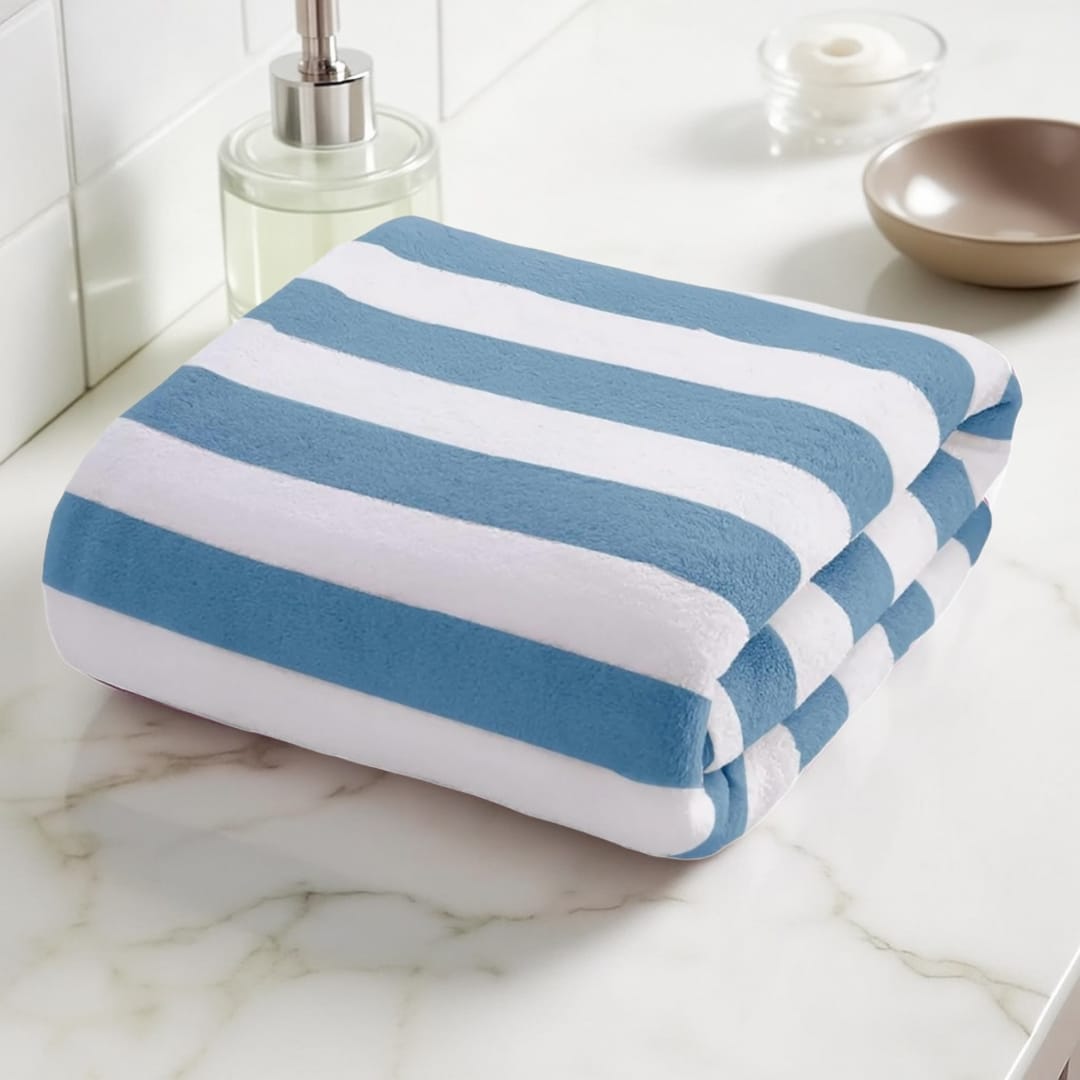 Cotton Bolls Quick Dry Microfiber Bath Towel Large Size
