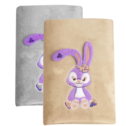Cotton Bolls Quick Dry Microfiber Bunny Bath Towel Large Size