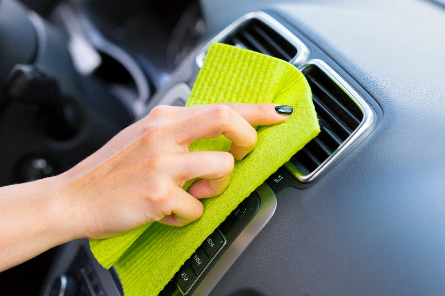 Microfiber Cleaning Cloth For Car 40x40 Cm ,300GSM Pack Of 10 Multicolor