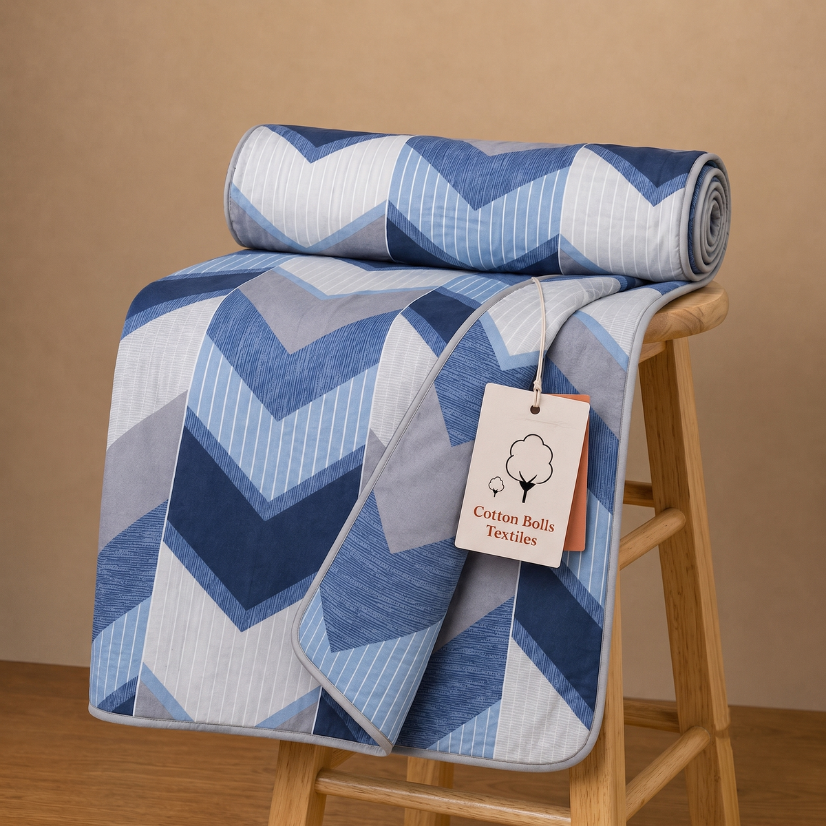 Glace Cotton Reversible Dohar – Soft, Lightweight & Breathable
