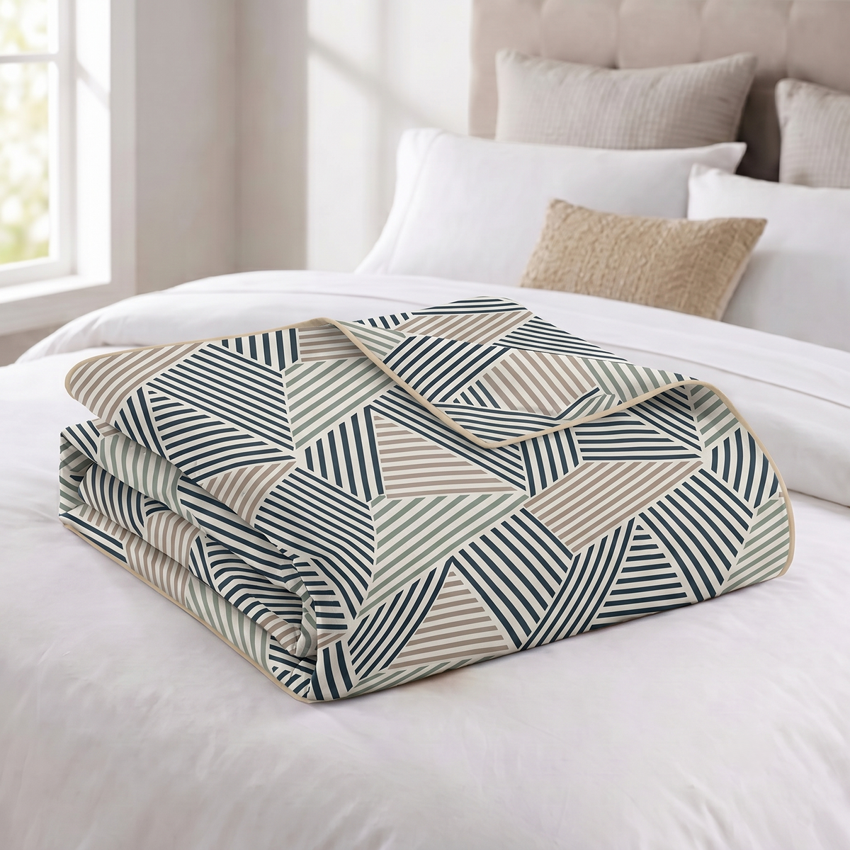 Glace Cotton Reversible Dohar – Soft, Lightweight & Breathable