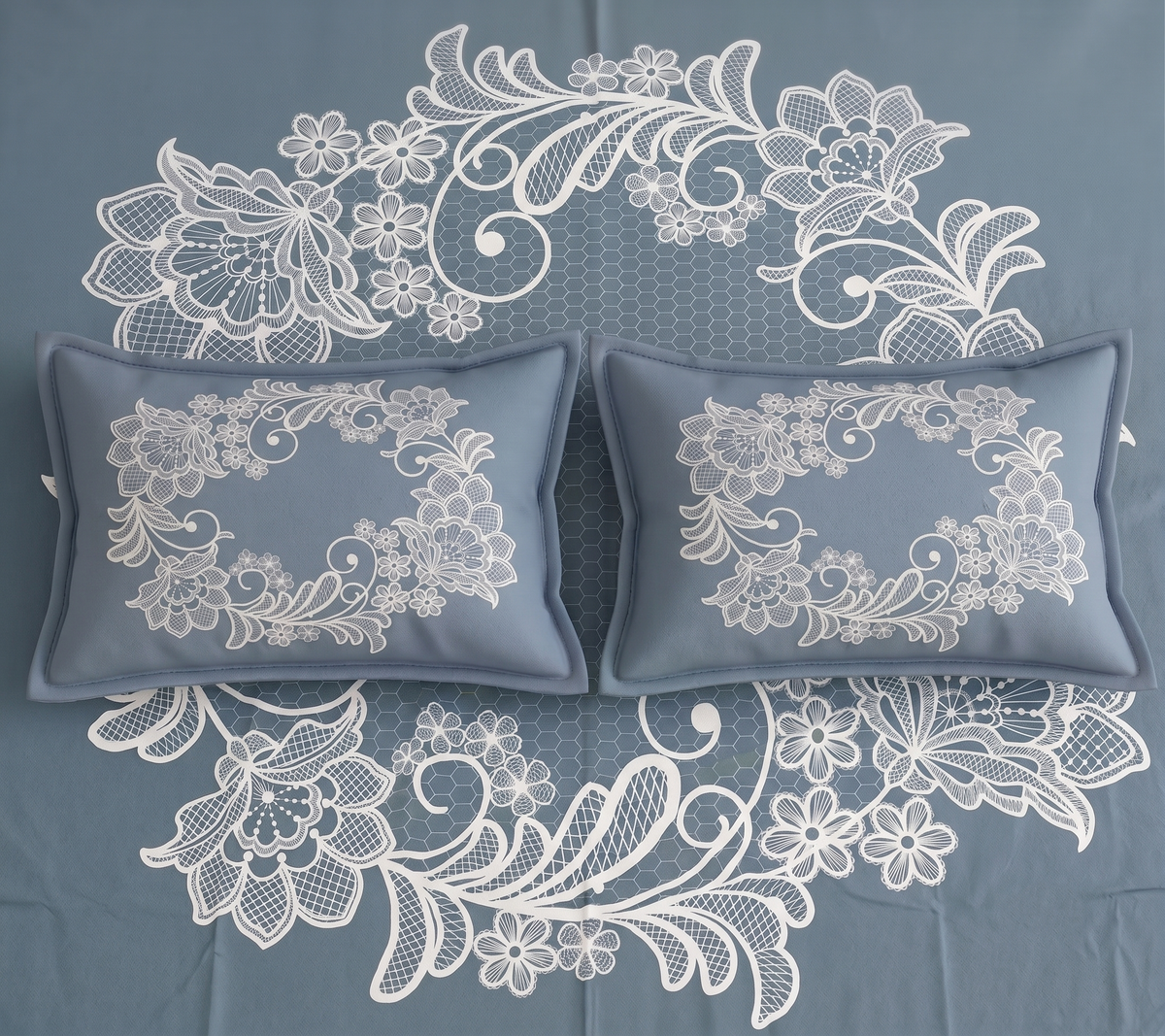 Glace Cotton Double Bedsheet with 2 Pillow Covers - Fade Resistant Soft Breathable Fabric (Copy) (Copy)