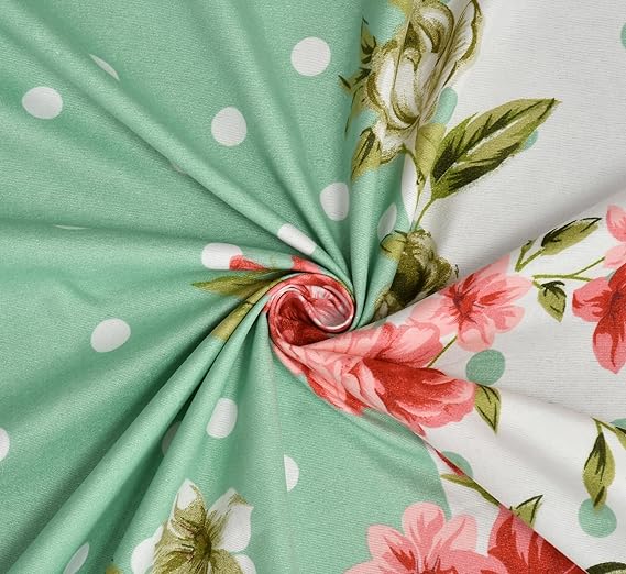 Pack of 2 Fitted King Size Bedsheet Glace Cotton with all Round Elastic 72x78x7