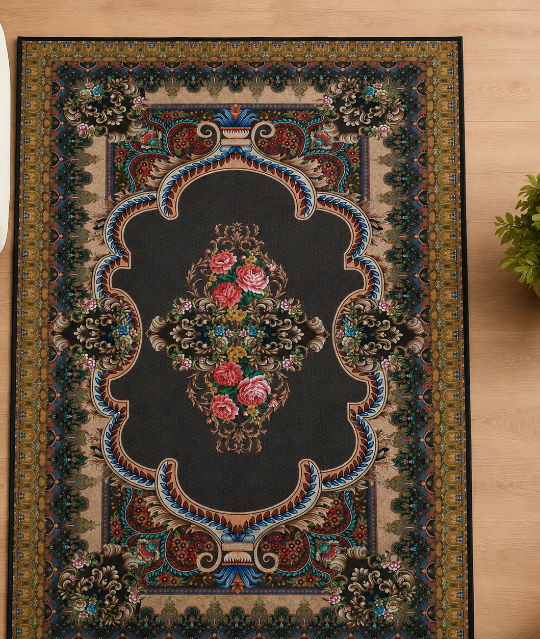 Classic Printed Area Rug – 5×7 Feet, Foldable & Lightweight