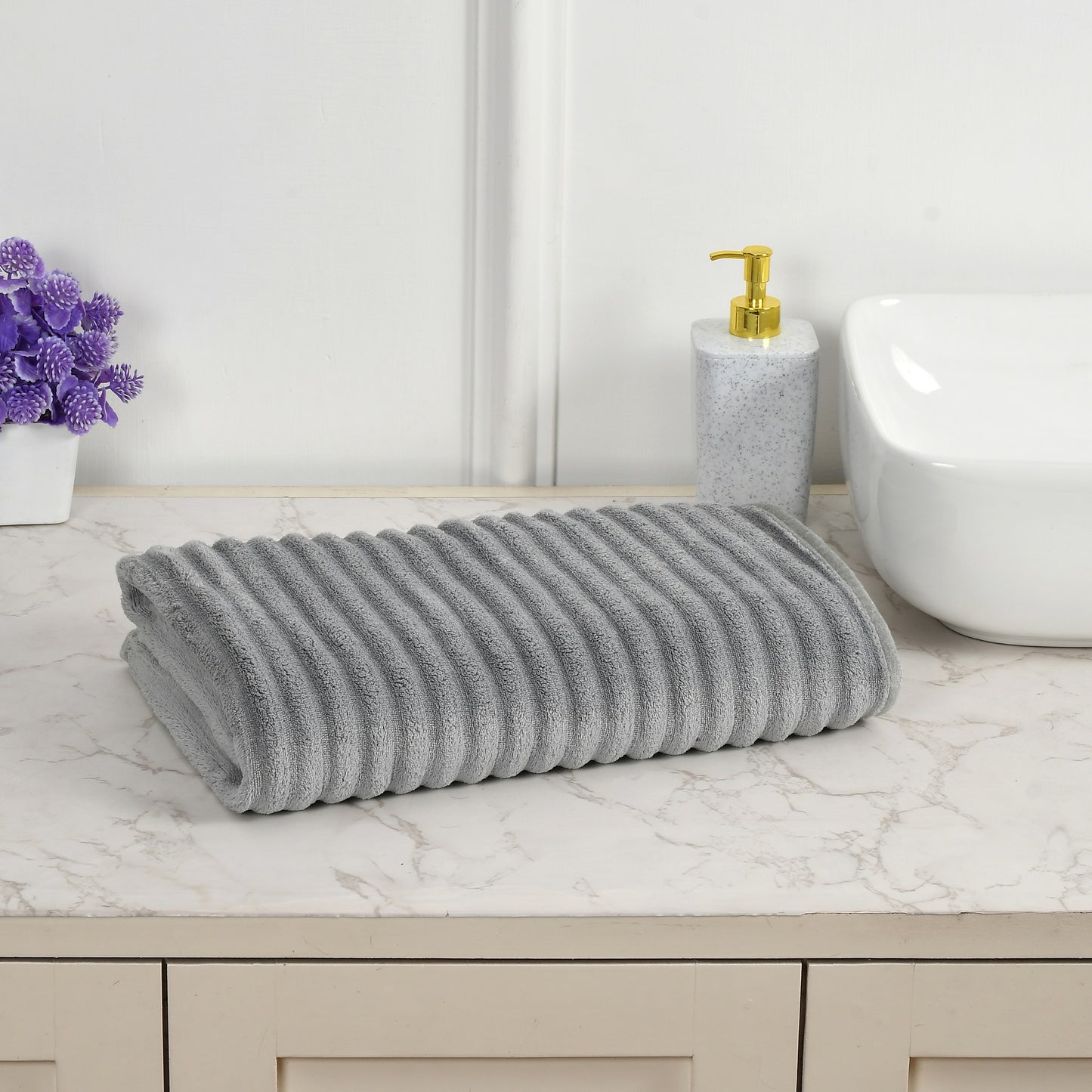 Cotton Bolls Quick Dry Microfiber Bath Towel Large Size