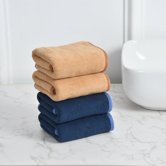 Iris Hand Towel Pack of 4 300 GSM Super Soft Microfiber 40x60 CM