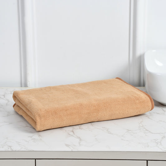 Iris Bath Towel 300 GSM Super Soft Microfiber 70x140 CM Brown