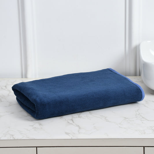 Iris Bath Towel 300 GSM Super Soft Microfiber 70x140 CM Navy