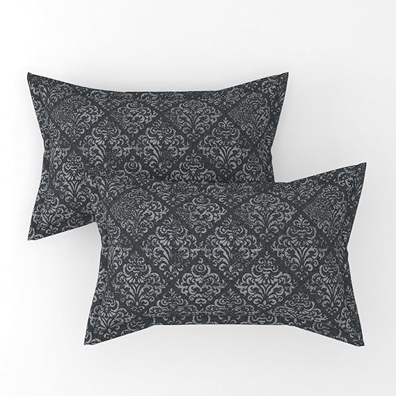 Pack of 2 Fitted King Size Bedsheet Glace Cotton with all Round Elastic 72x78x7