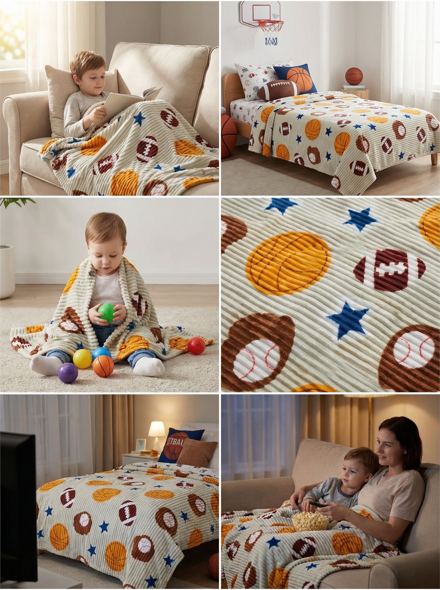 Throw Blanket / Kids Blanket 50x70 Inches