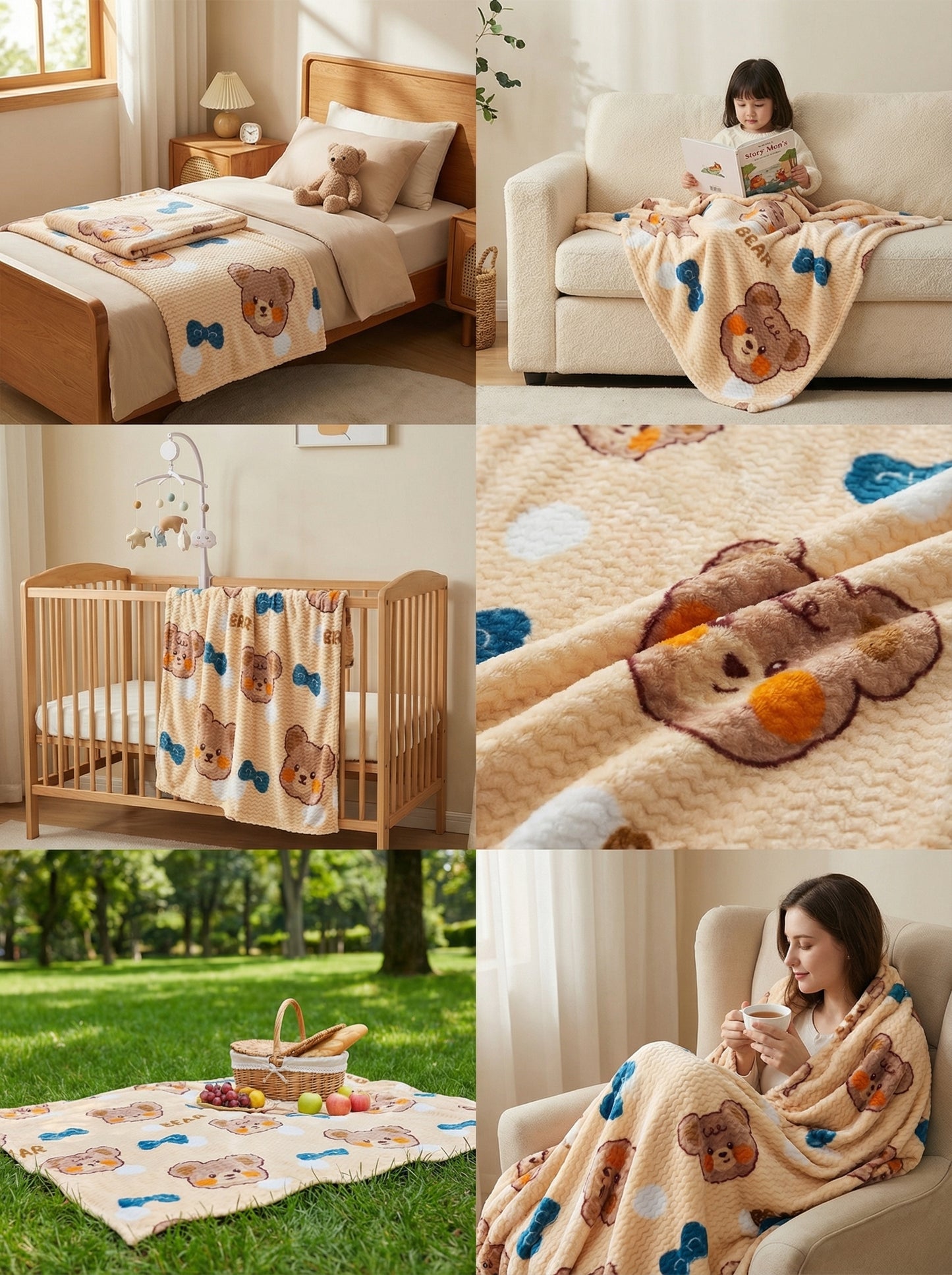 Throw Blanket / Kids Blanket 50x70 Inches