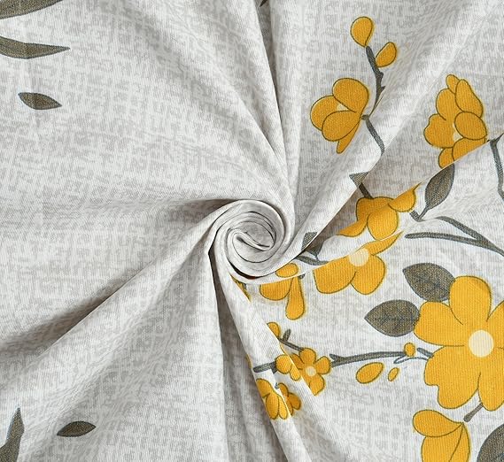 Pack of 2 Fitted King Size Bedsheet Glace Cotton with all Round Elastic 72x78x7