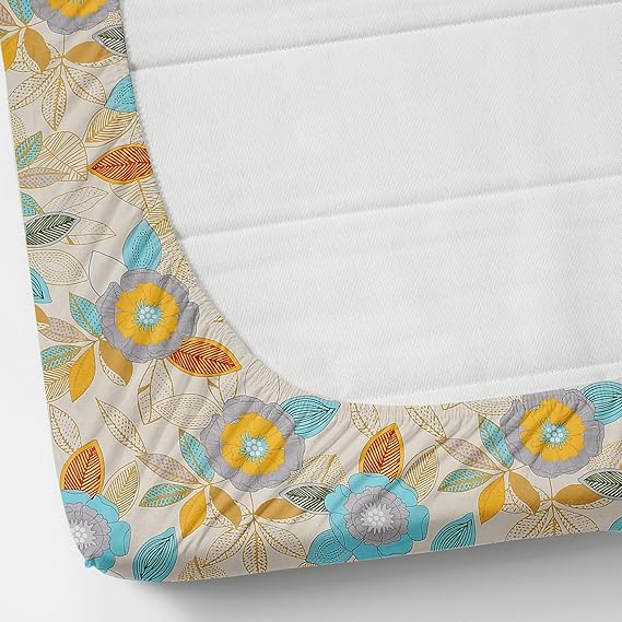 Pack of 2 Fitted King Size Bedsheet Glace Cotton with all Round Elastic 72x78x7