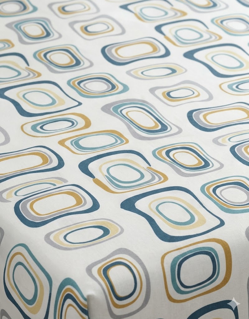 Glace Cotton Double Bedsheet with 2 Pillow Covers - Fade Resistant Soft Breathable Fabric