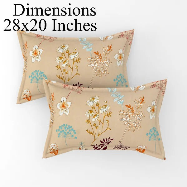 Fitted King Size Bedsheet Glace Cotton with all Round Elastic 72x78x7