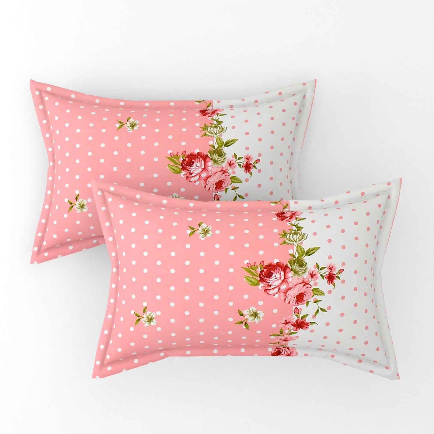 Cotton Bolls Fitted Elatic King Size Double Bedsheet