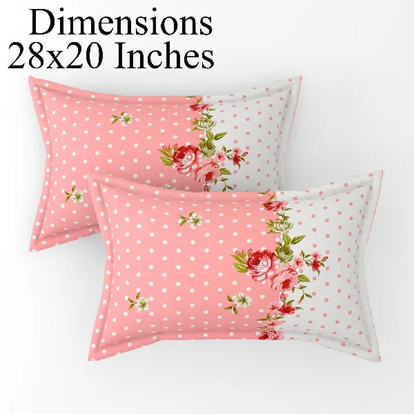 Fitted King Size Bedsheet Glace Cotton with all Round Elastic 72x78x7