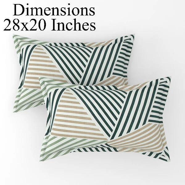 Fitted King Size Bedsheet Glace Cotton with all Round Elastic 72x78x7