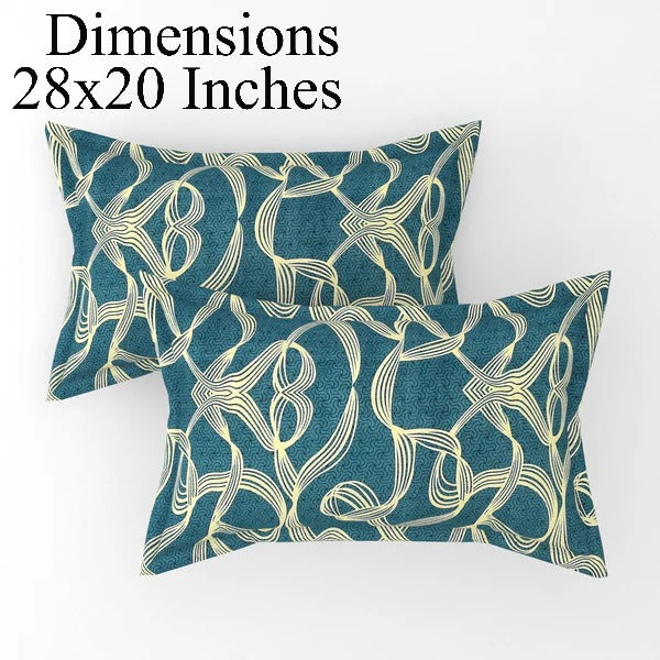 Fitted King Size Bedsheet Glace Cotton with all Round Elastic 72x78x7