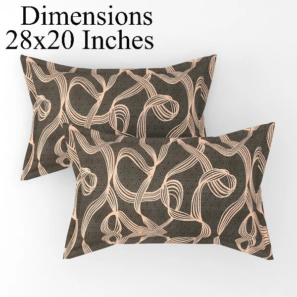 Fitted King Size Bedsheet Glace Cotton with all Round Elastic 72x78x7