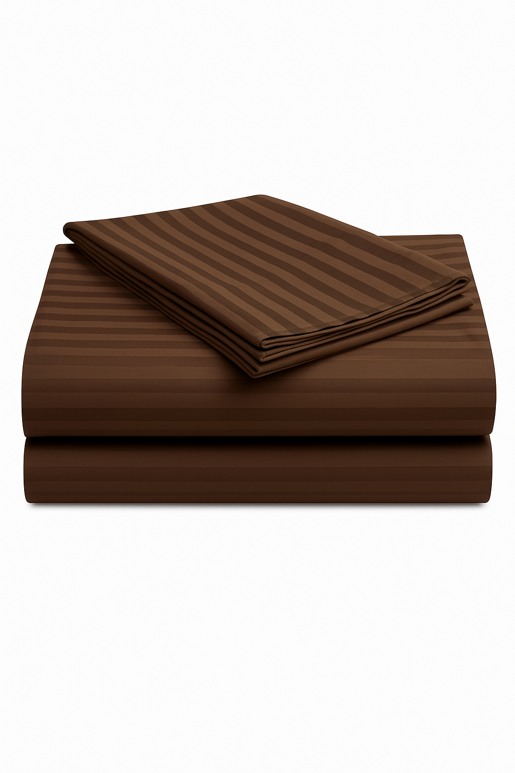 Cotton Bolls 300 TC 100% Cotton Stripes King Bed Sheet - Premium Bedsheet and 2 Pillow Covers