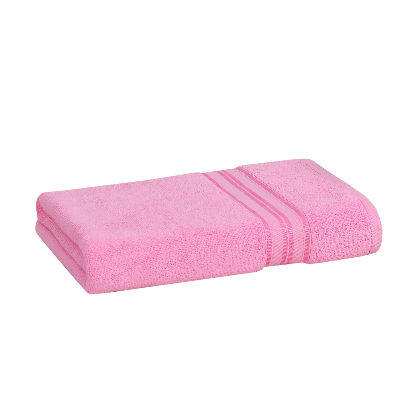 Bath Towel 100% Cotton 600 GSM Large Size 72x142 CM Pink