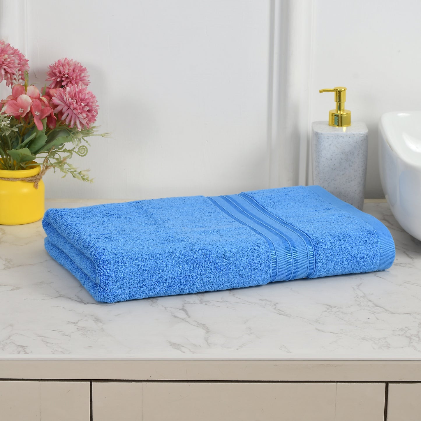Bath Towel 100% Cotton 600 GSM Large Size 72x142 CM