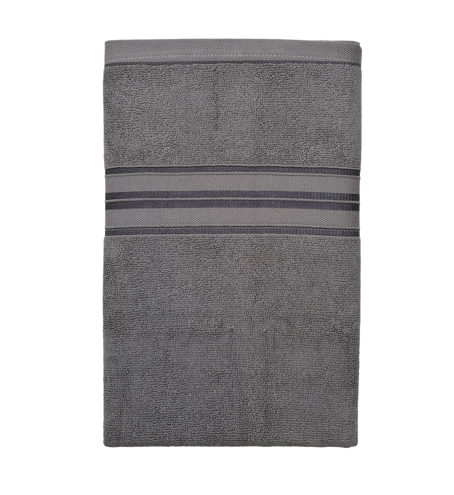 Bath Towel 100% Cotton 600 GSM Large Size 72x142 CM Dark Grey