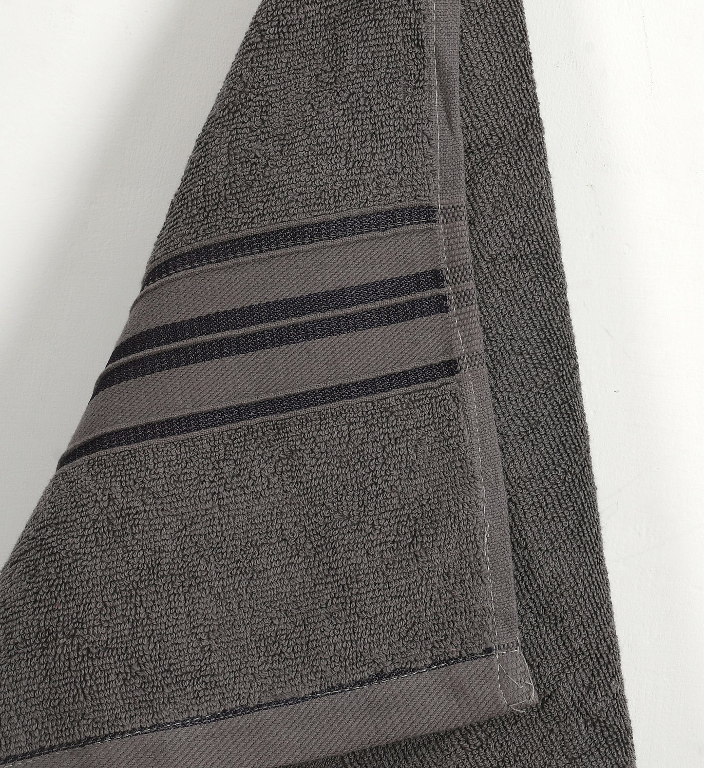 Bath Towel 100% Cotton 600 GSM Large Size 72x142 CM Dark Grey