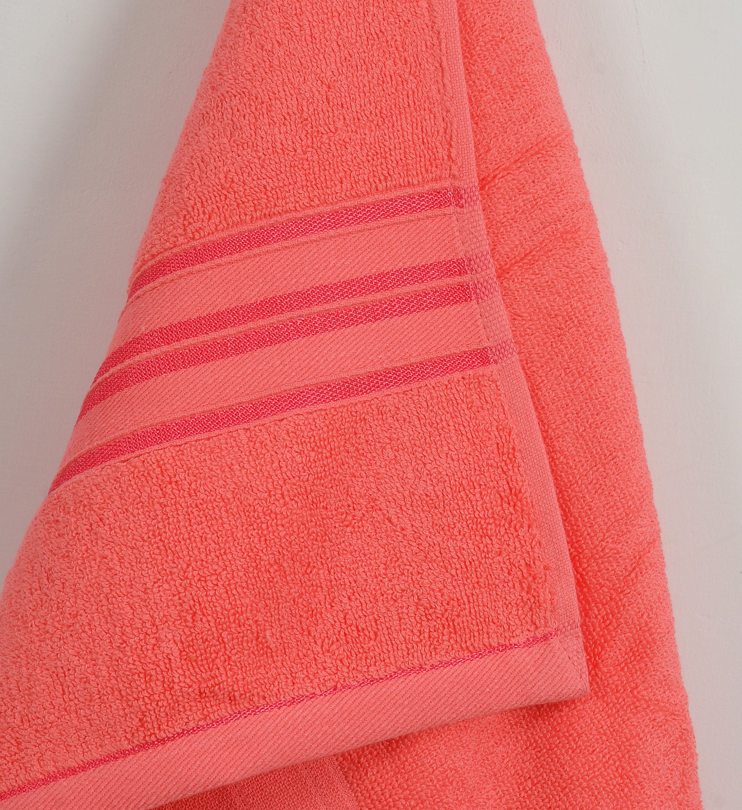 Bath Towel 100% Cotton 600 GSM Large Size 72x142 CM Peach