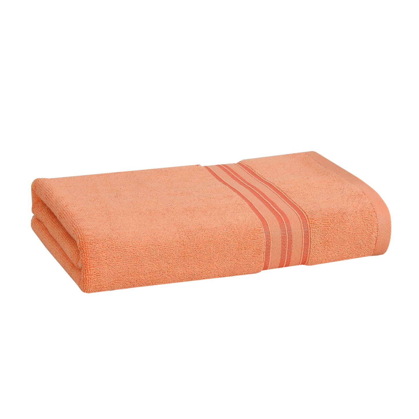Bath Towel 100% Cotton 600 GSM Large Size 72x142 CM Coral