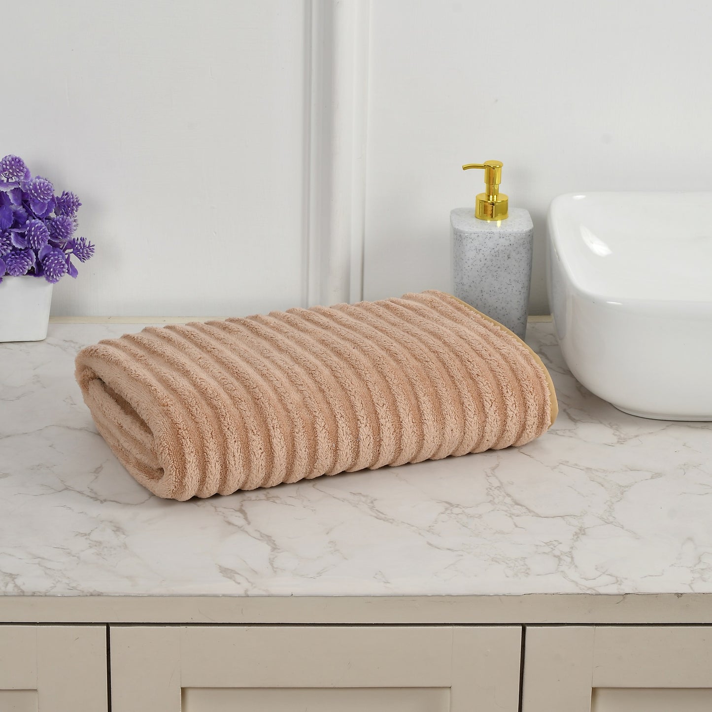 Cotton Bolls Quick Dry Microfiber Bath Towel Large Size
