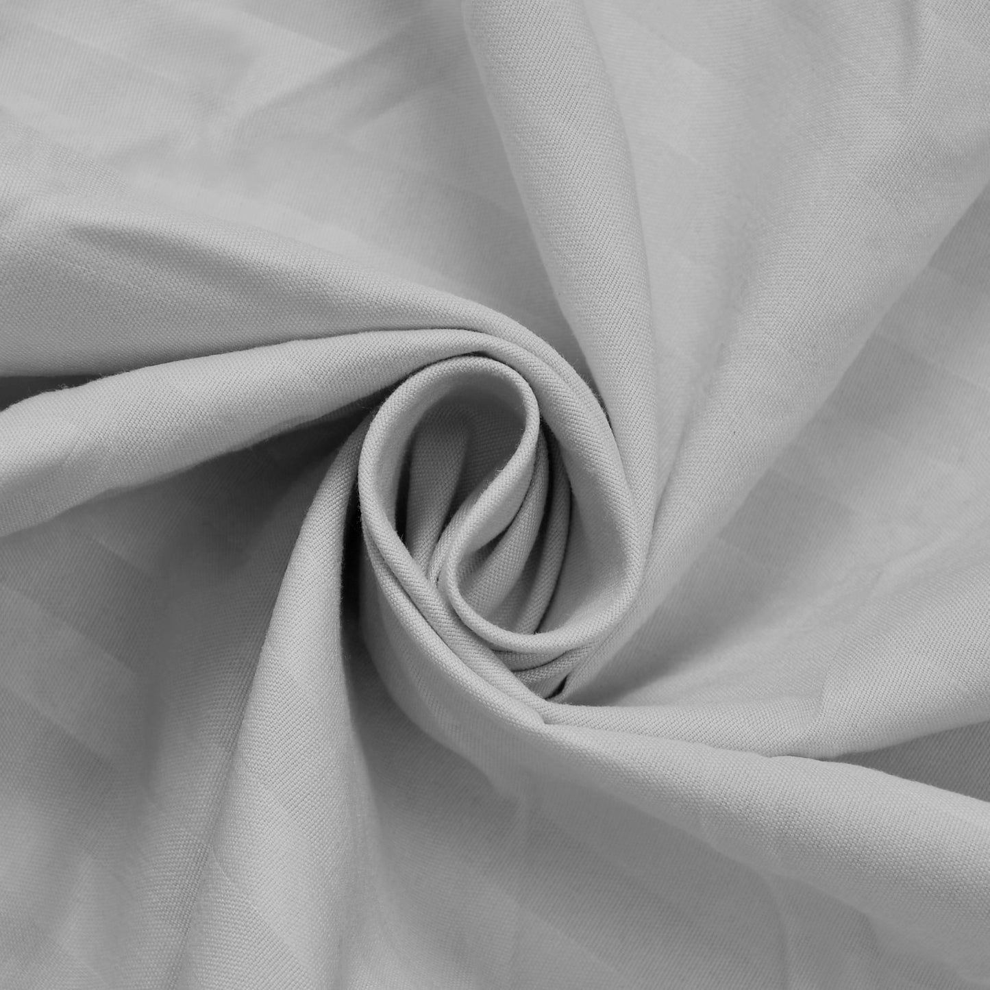 Pack of 2 Solid Stripe King Size Bedsheet Glace Cotton 90X100