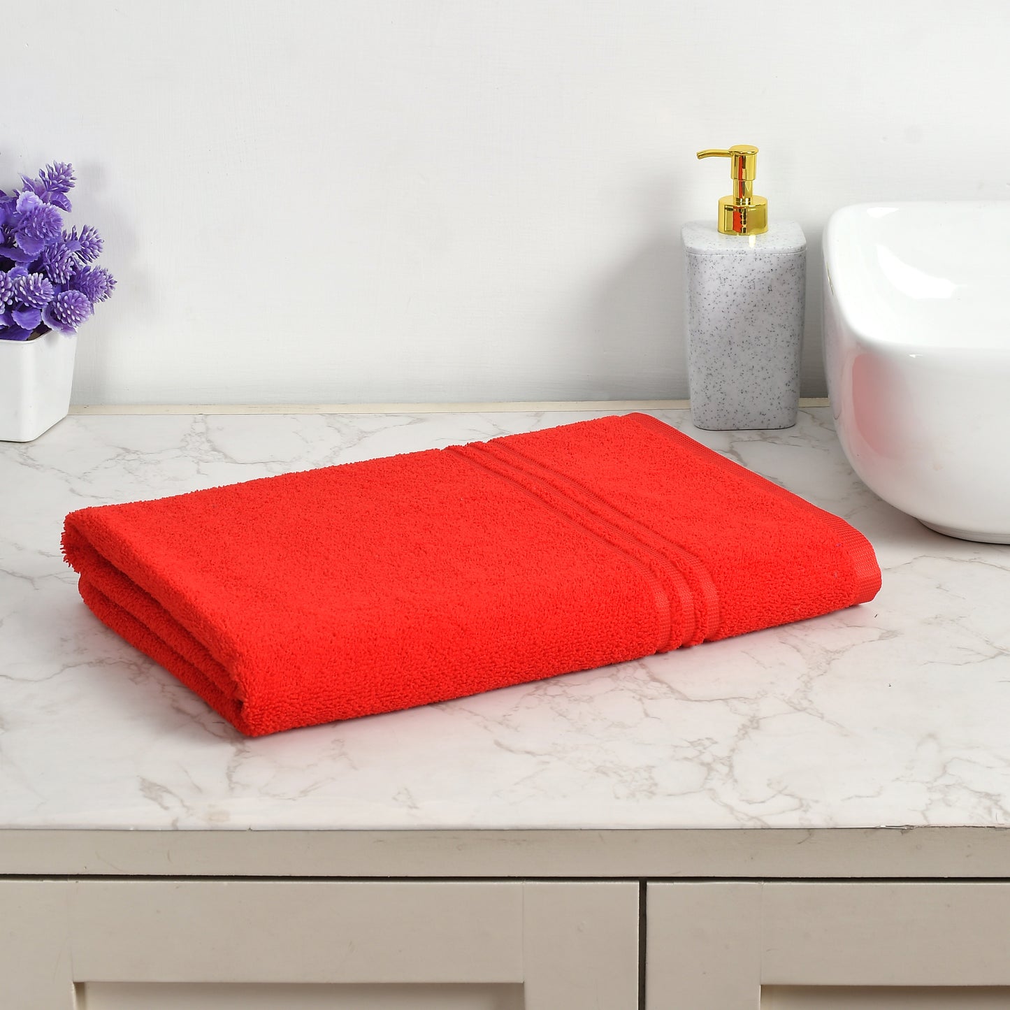 Pack of 2 Bath Towels Microfiber 70x140 CM
