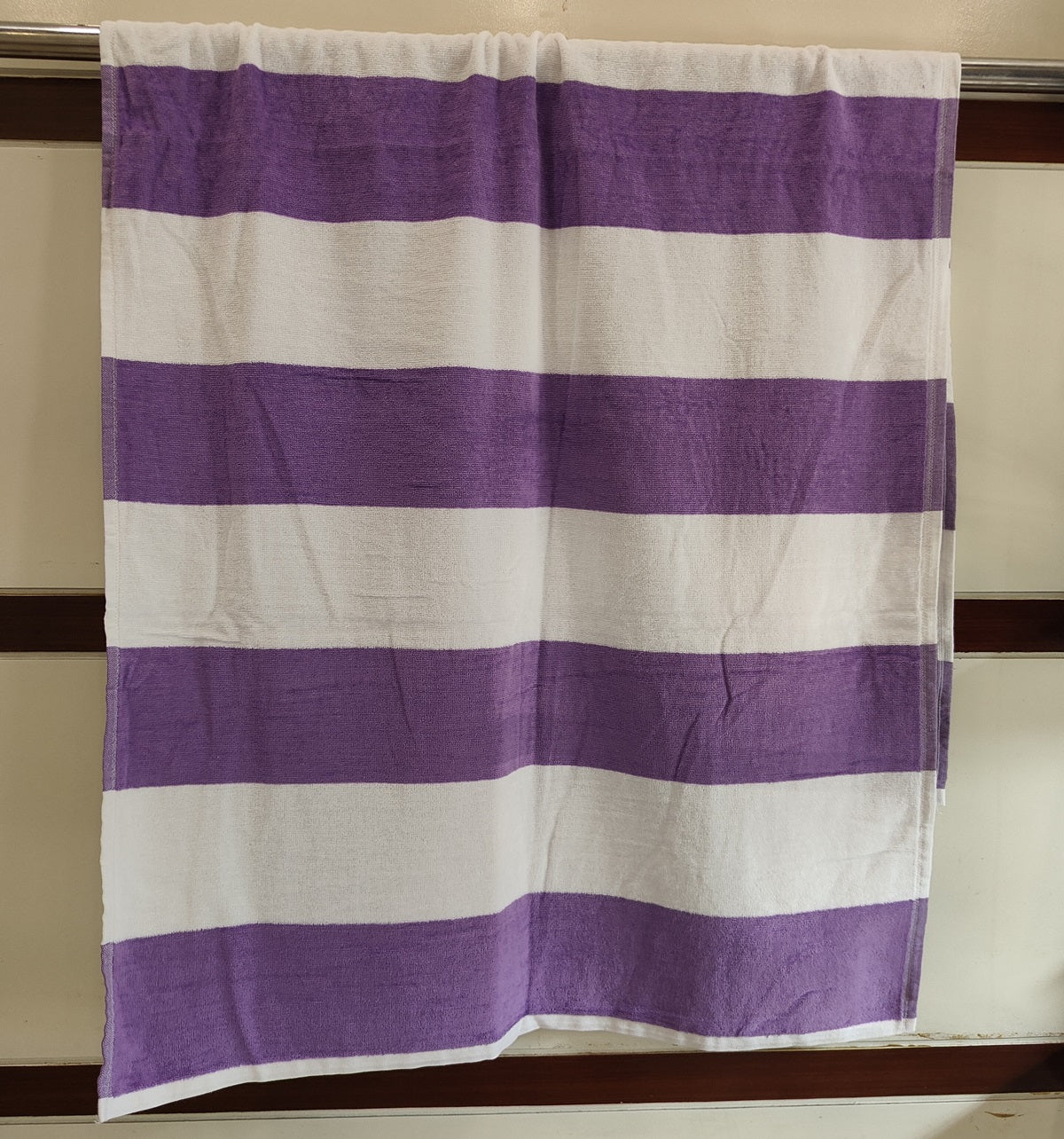 Bath Towel 100% Cotton 400 GSM Large Size 72x142 CM Purple